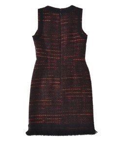 Kate Spade Multi Tweed Fringe Dress