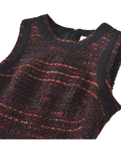 Kate Spade Multi Tweed Fringe Dress