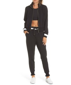 Kate Spade Ruffle Rib Jogger Pants