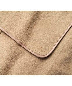 Maje Geola Long Double-Faced Wool Coat