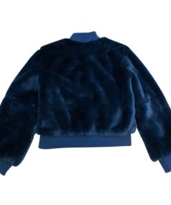 Elizabeth and James Ellington Faux Fur Bomber Jacket