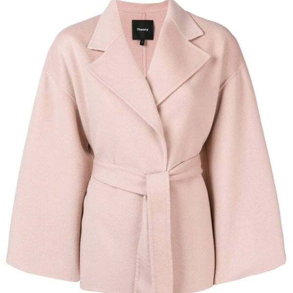 Theory Bell-Sleeve Wool & Cashmere Belted Jacket - Image 11