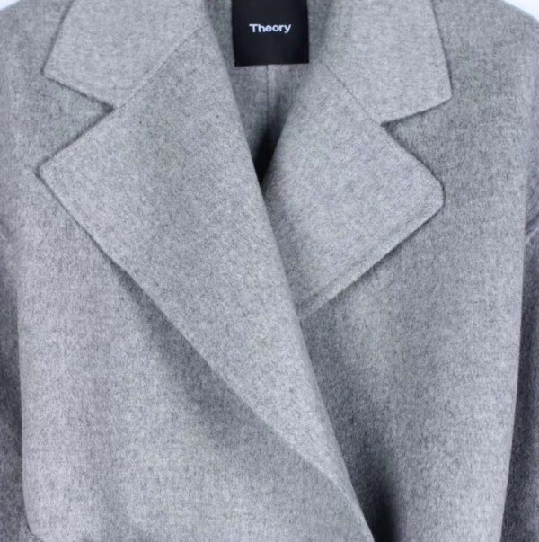 Theory Bell-Sleeve Wool & Cashmere Belted Jacket - Image 7