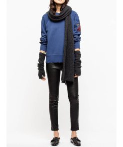 Zadig & Voltaire Linda Cashmere-Blend Scarf