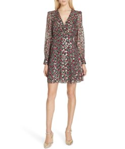 Kate Spade New York Floral Park Clip Dot Dress
