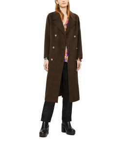 The Kooples Double-Breasted Wool Coat
