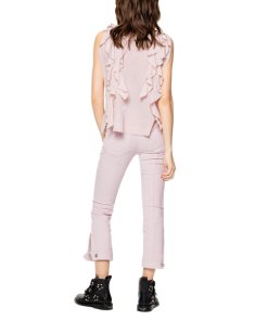 Zadig & Voltaire Time Lace-Up Ruffled Jac Top