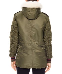 Sandro Vitalic Faux Fur-Trim Shell Parka Coat