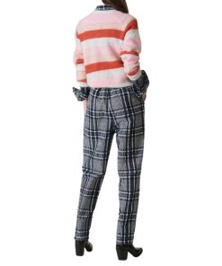 Ganni Cordelia Striped Mohair & Wool Sweater