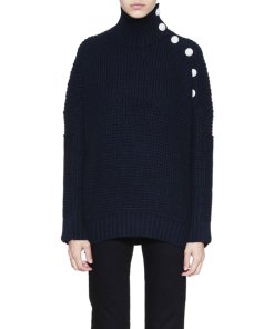 Zadig & Voltaire Alma Button-Trimmed Sweater