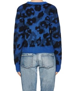 Rag & Bone Leopard-Print Mohair-Blend Sweater