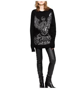 Zadig & Voltaire Jack Bis Skeleton Intarsia Sweater