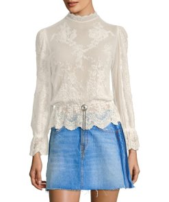 The Kooples Western Jewel Runners Top