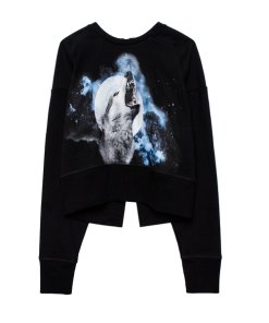 Zadig & Voltaire Wolfy Show Cropped Sweatshirt