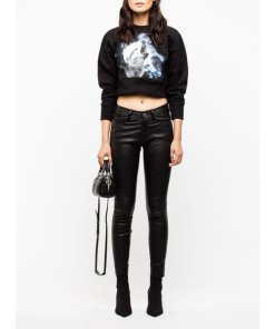 Zadig & Voltaire Wolfy Show Cropped Sweatshirt
