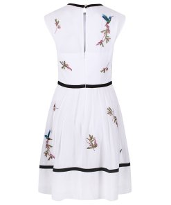 Ted Baker Iina Highgrove Embroidered Chiffon Mini Dress