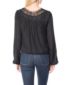 Cami NYC The Alannah Lace Trim V-Neck Top