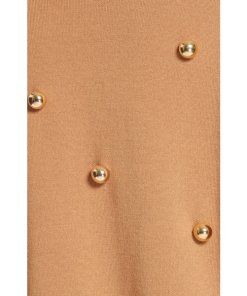 Alice + Olivia Gleeson Metal Ball Sweater