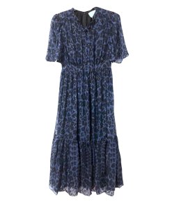 chinese dress ladies KATE SPADE Lace Overlay Blue Size US 10 Midi Dress