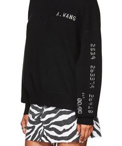 Alexander Wang Credit Card Crewneck Sweater