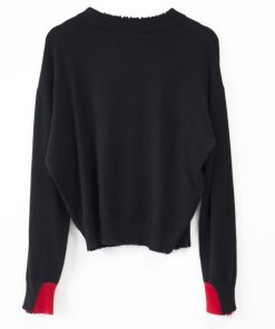 Zadig & Voltaire Gaby Bis Embellished Star Cashmere Sweater