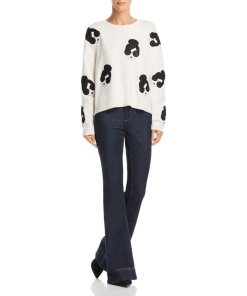 Alice + Olivia Gleeson Stace Face Boxy Sweater