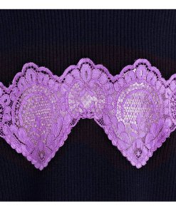 Sandro Mystère Sheer Lace-Inset Sweater