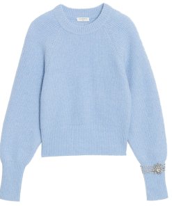 Sandro Knautie Jewel Sleeve Sweater