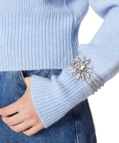 Sandro Knautie Jewel Sleeve Sweater