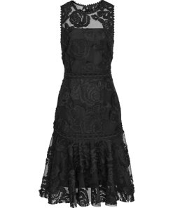 Reiss Adia Lace Fit & Flare Dress