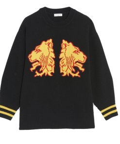 Sandro Ésar Lions Intarsia Sweater