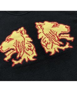 Sandro Ésar Lions Intarsia Sweater