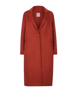 Sandro Double-Sided Single-Button Wool Coat