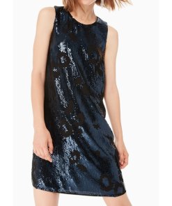 Kate Spade New York Leopard Sequin Shift Dress