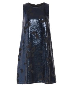 Kate Spade New York Leopard Sequin Shift Dress