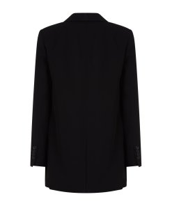 Equipment Quincy Wool Crepe Tuxedo-Style Blazer