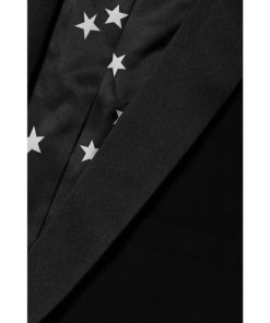 Equipment Quincy Wool Crepe Tuxedo-Style Blazer