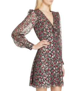 Kate Spade New York Floral Park Clip Dot Dress