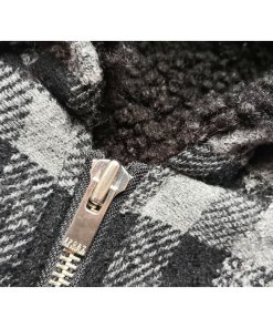 The Kooples Hooded Check Jacket