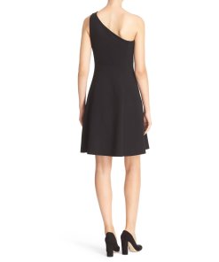 Theory Leainna Fixture Ponte One-Shoulder Dress
