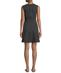Theory Modern Tea Organic Crunch Linen Dress