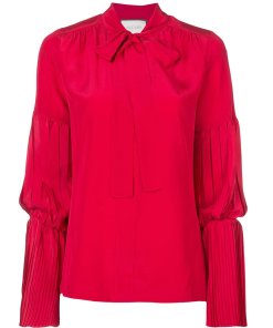 Alexis Tobit Silk Tie Neck Top