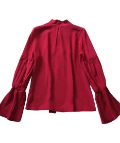 Alexis Tobit Silk Tie Neck Top