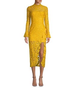Alexis Fala Lace Midi Dress