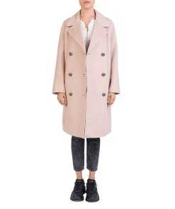 The Kooples Double-Breasted Wool Coat