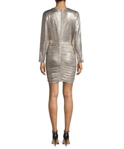 Alice + Olivia Pace Batwing Sleeve Party Dress