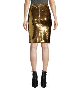 Alice + Olivia Ramos Sequin Pencil Skirt
