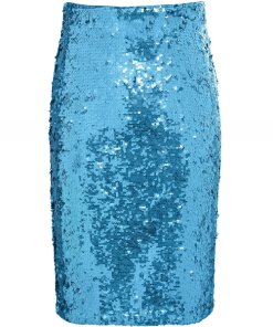 Alice + Olivia Ramos Sequin Pencil Skirt