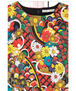 Alice + Olivia Kirby Ruffled Stretch Cotton Dress