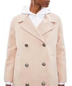 The Kooples Double-Breasted Wool Coat